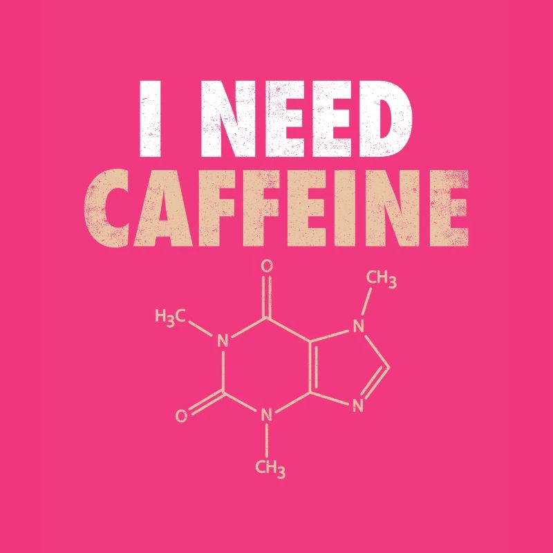 I Need Caffeine Kaffee Kaffeetrinker Witz