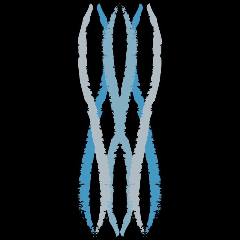 wave Art | blue-grey