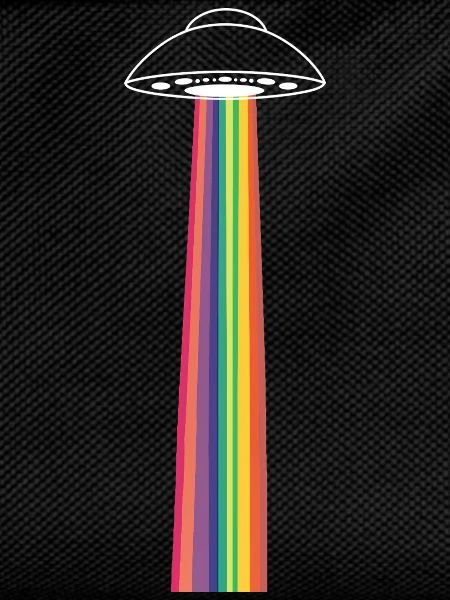Rainbow ufo