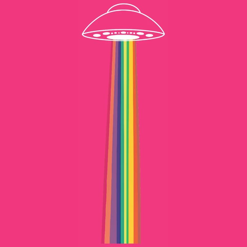 Rainbow ufo