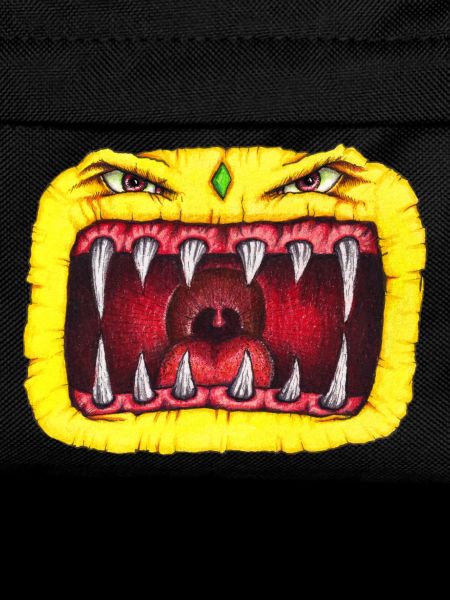 Monster with teeth yellow
