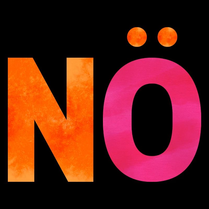 NÖ. Ein Shirt, ein Wort.