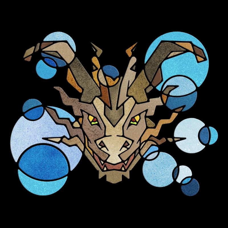 Drache Geometrie