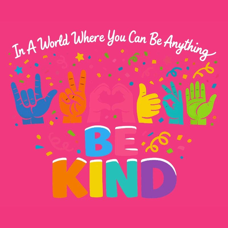 Be Kind Sign Language Inclusive