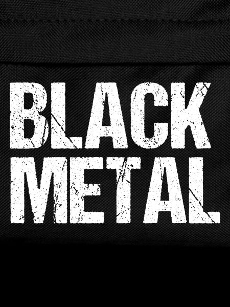 Black Metal Distressed Text