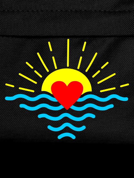 Sunset with heart