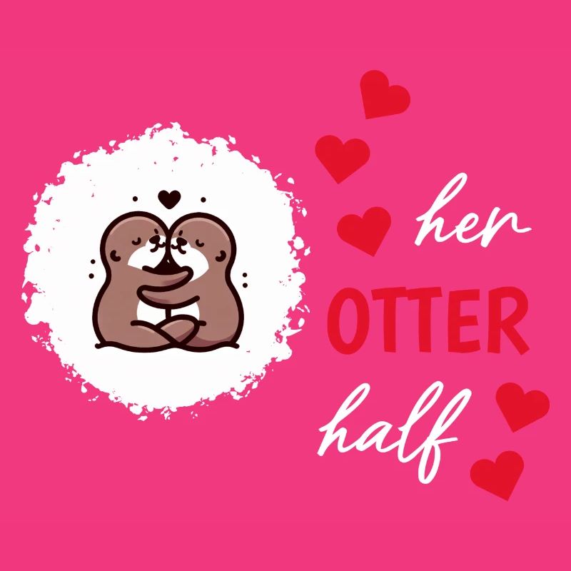 Otter half liebe geschenk