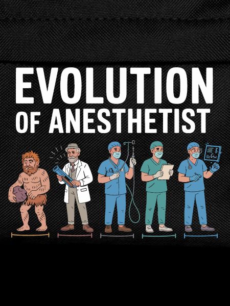 Evolution der Anästhesisten Illustration