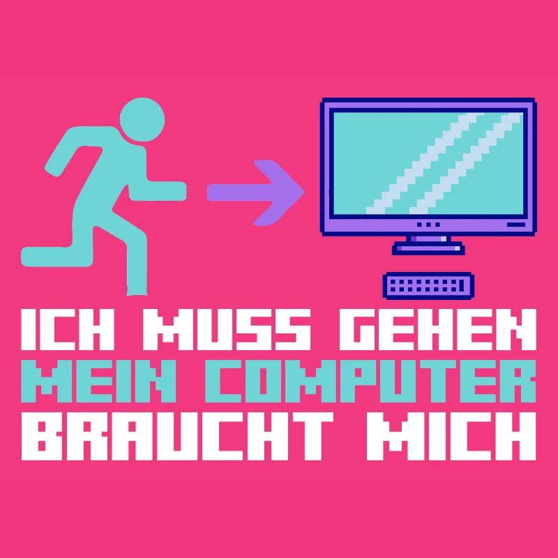 Computer Zocker Programmierer Administrator Gamer