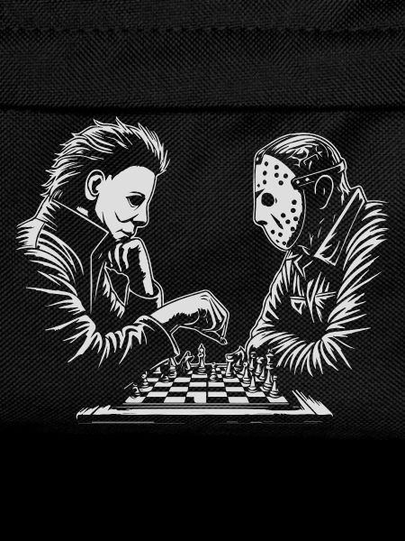 Eerie Chess Match Illustration