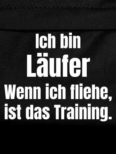 Ich bin Läufer Training Motivation