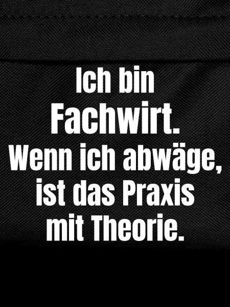 Fachwirt Praxis-Theorie Motto
