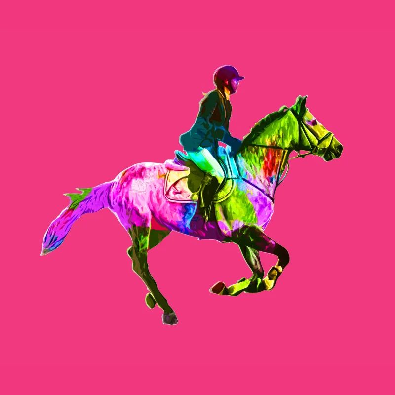 Cavalière colorée