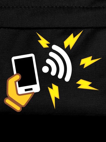 Telefon mit aggressivem Erscheinungsbild