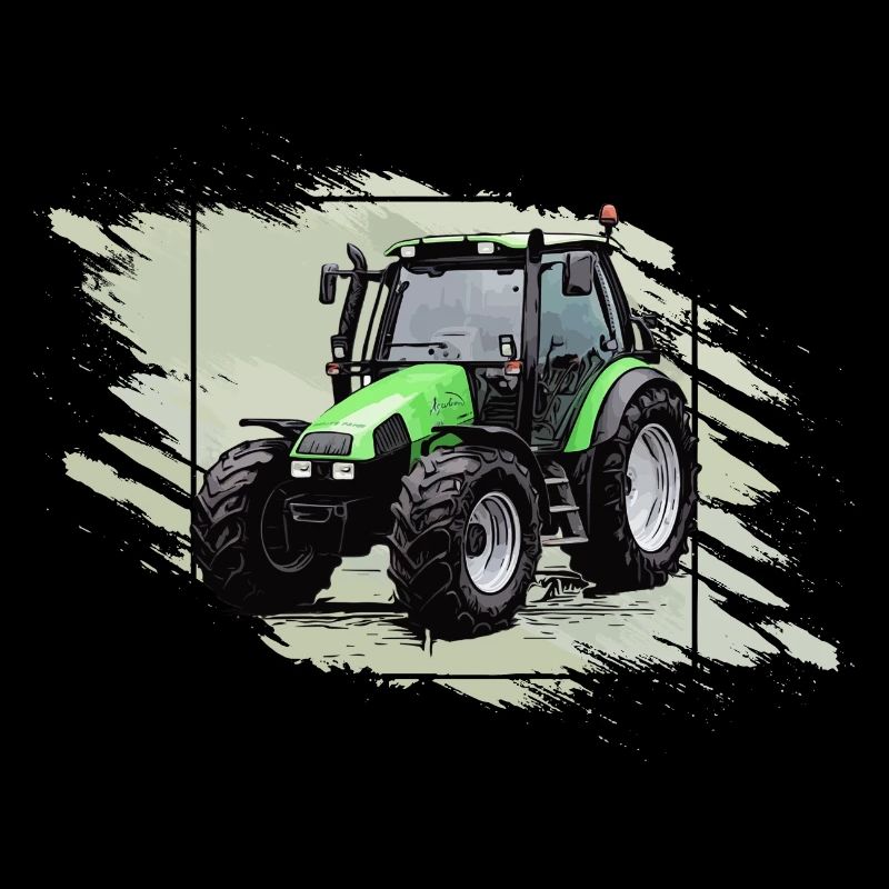 Kleiner grüner Traktor
