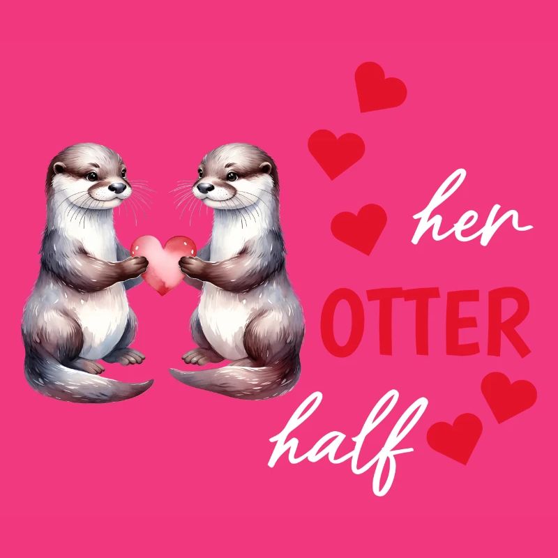 Otter half liebe geschenk