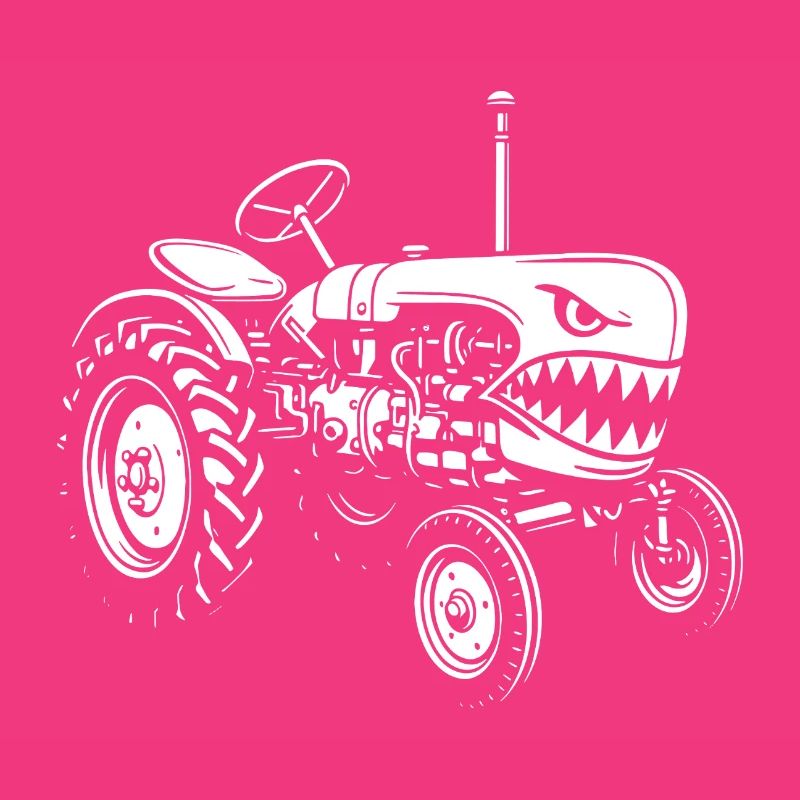 Shark Tractor Attack