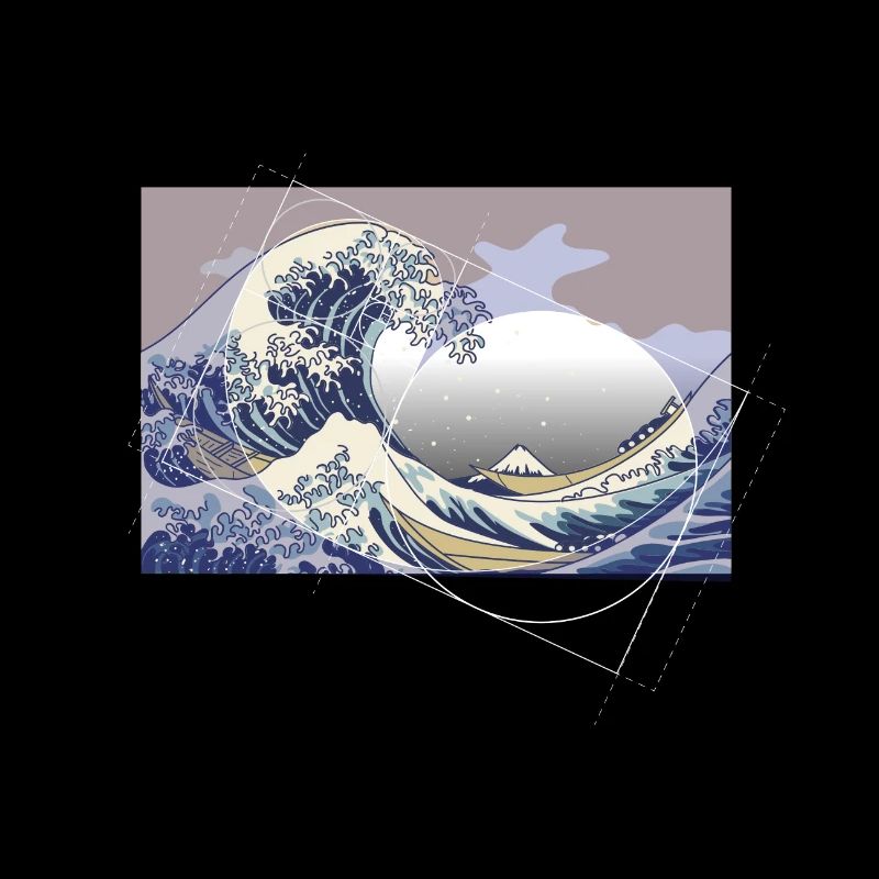 Hokusai rencontre Fibonacci