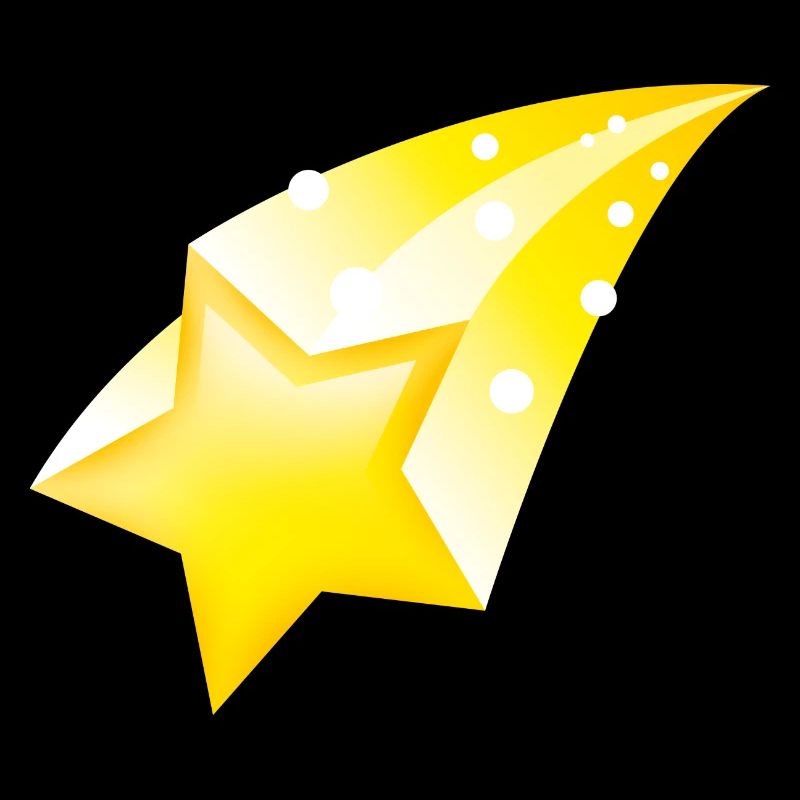Smiley Falling Star