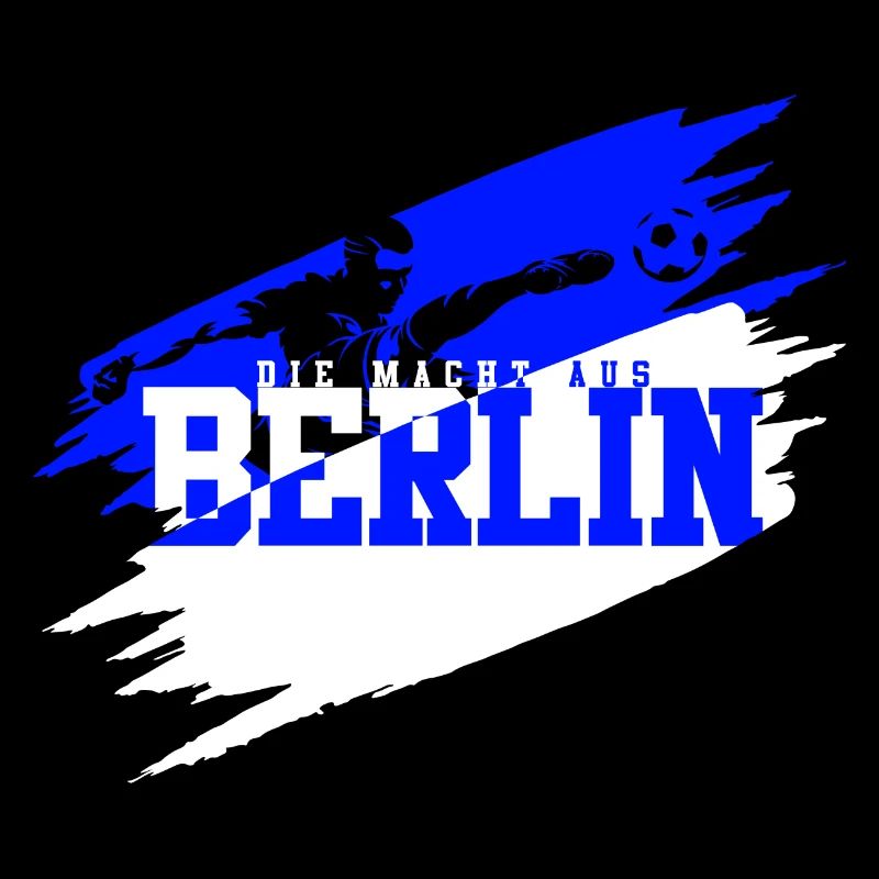 Berlin Soccer Charlottenburg Blue White