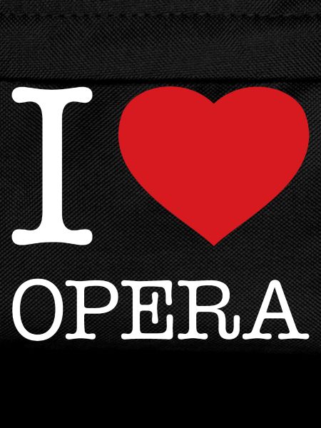 I LOVE OPERA White