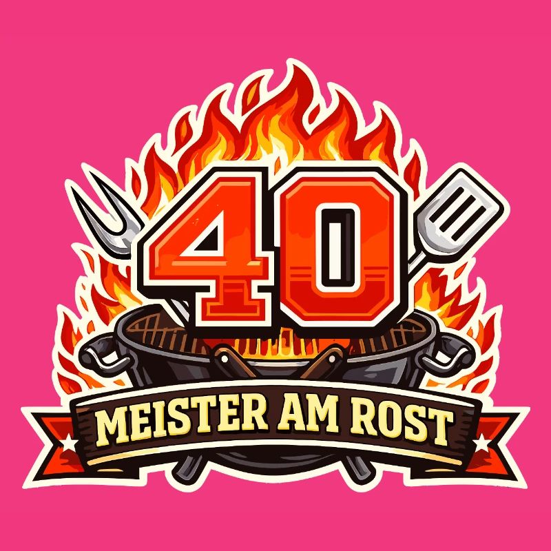 40 Master on the grill