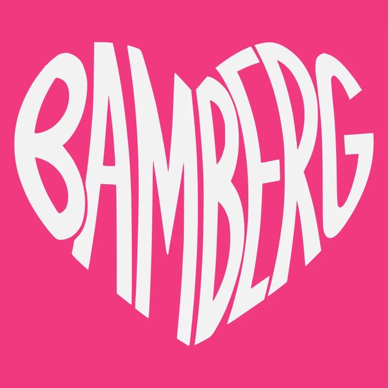 Bamberg Herz Typo