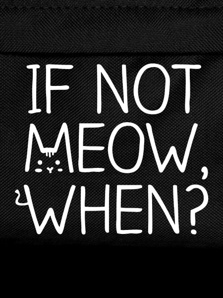 Cat If Not Meow When