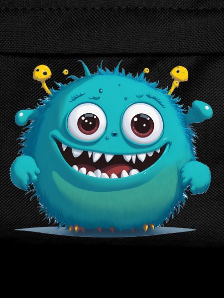 little blue monster