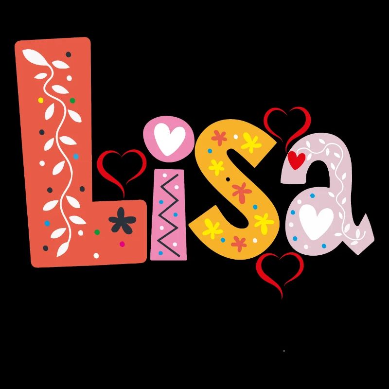 Personalisierter Lisa-Name