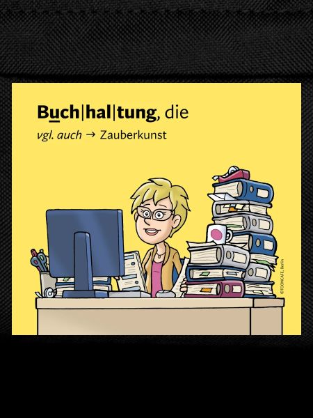 Buchhalterin, Comicfigur