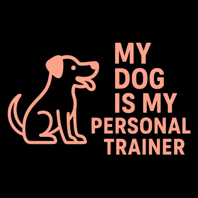 My dog is my personal trainer