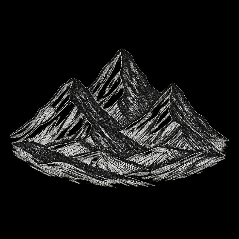 Montagnes enneigées – aventure et nature