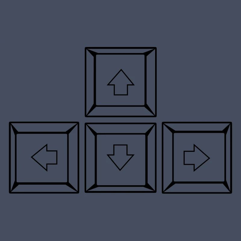 Up Down Left Right Keyboard Buttons (Keys)