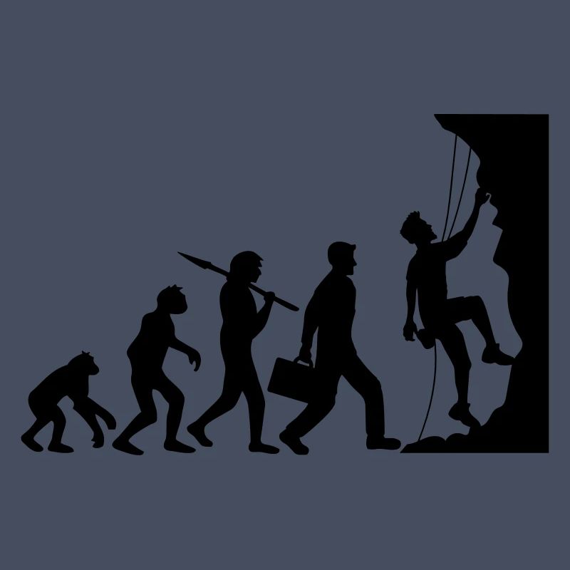 évolution évolution née raide paroi monte