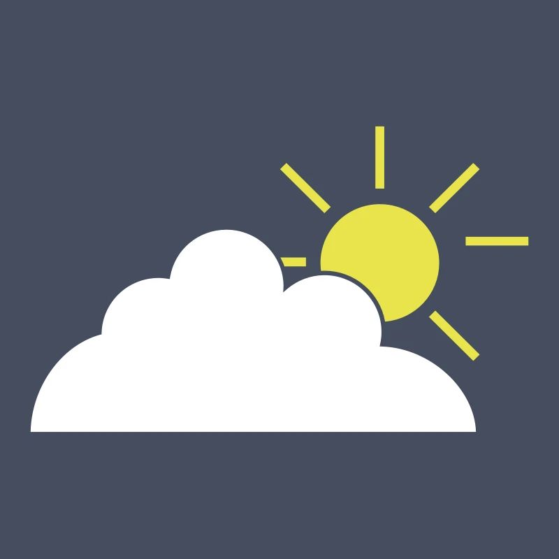 Lightly clouded
