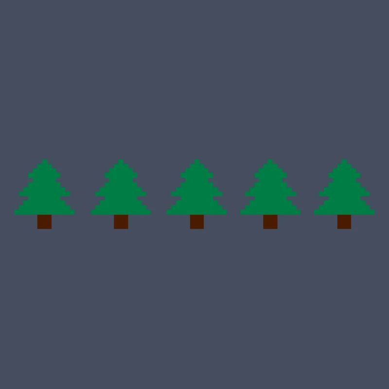 Weihnachtsbäume Pixel