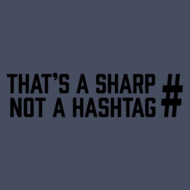 Sharp vs Hashtag