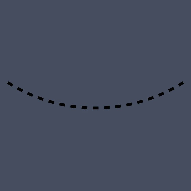 Dashed Curved Line