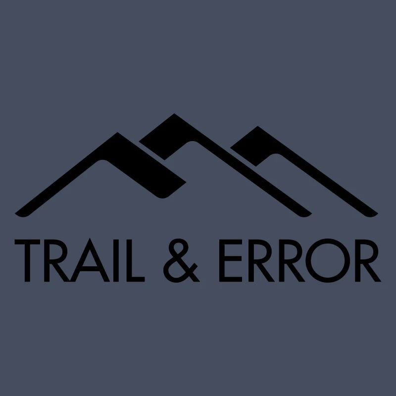 TRAIL & ERROR Logo Schwarz
