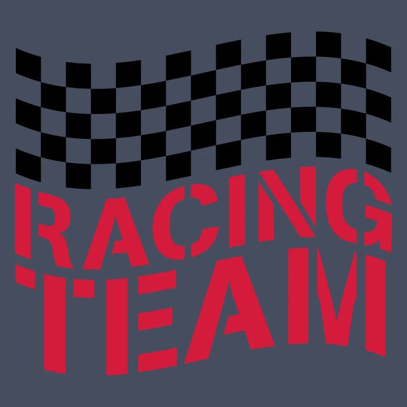 Conception de drapeau Racing Team