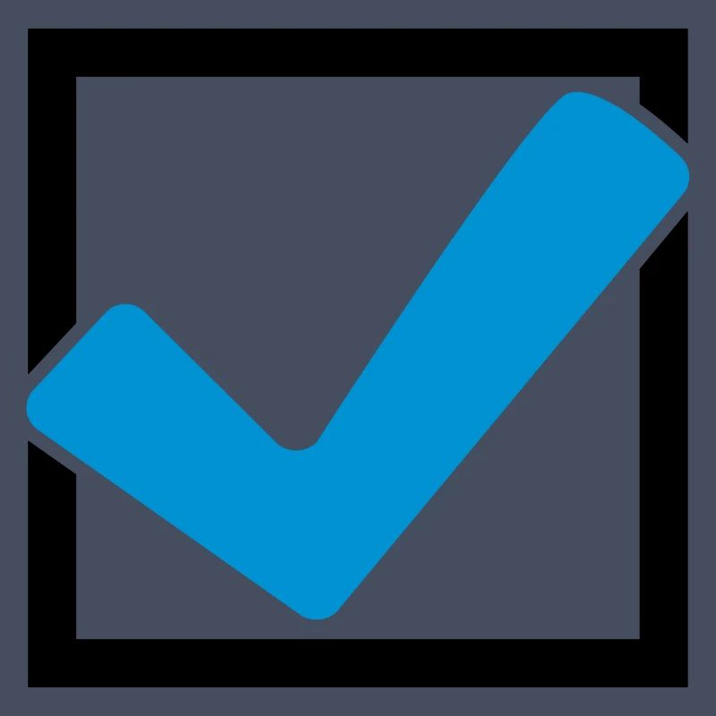 Rectangular hook logo