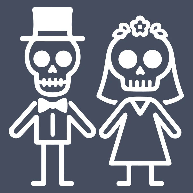 Couple Wedding Skeleton