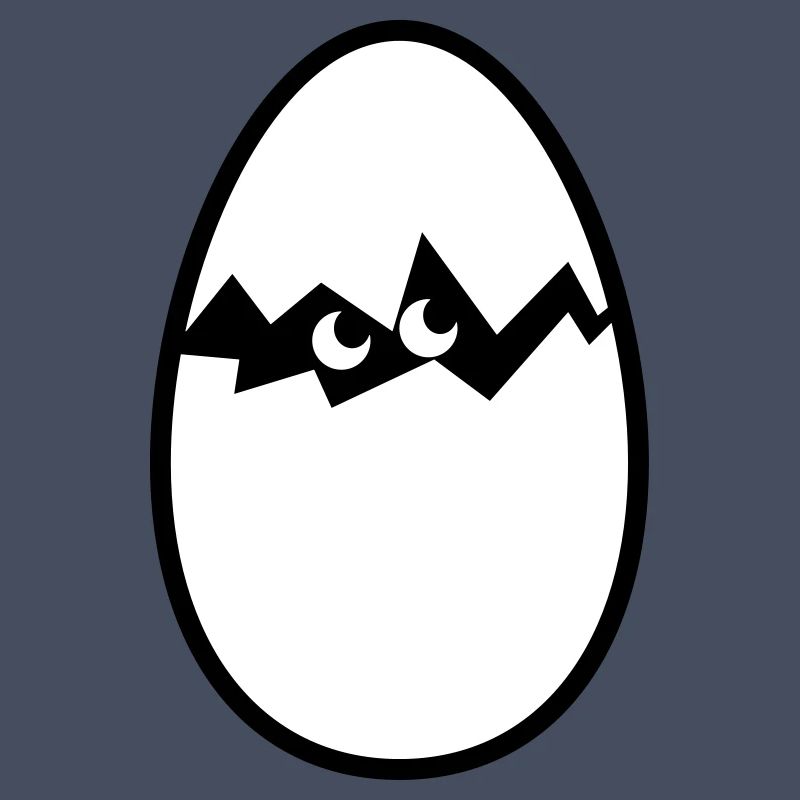 Egg avec les poussins