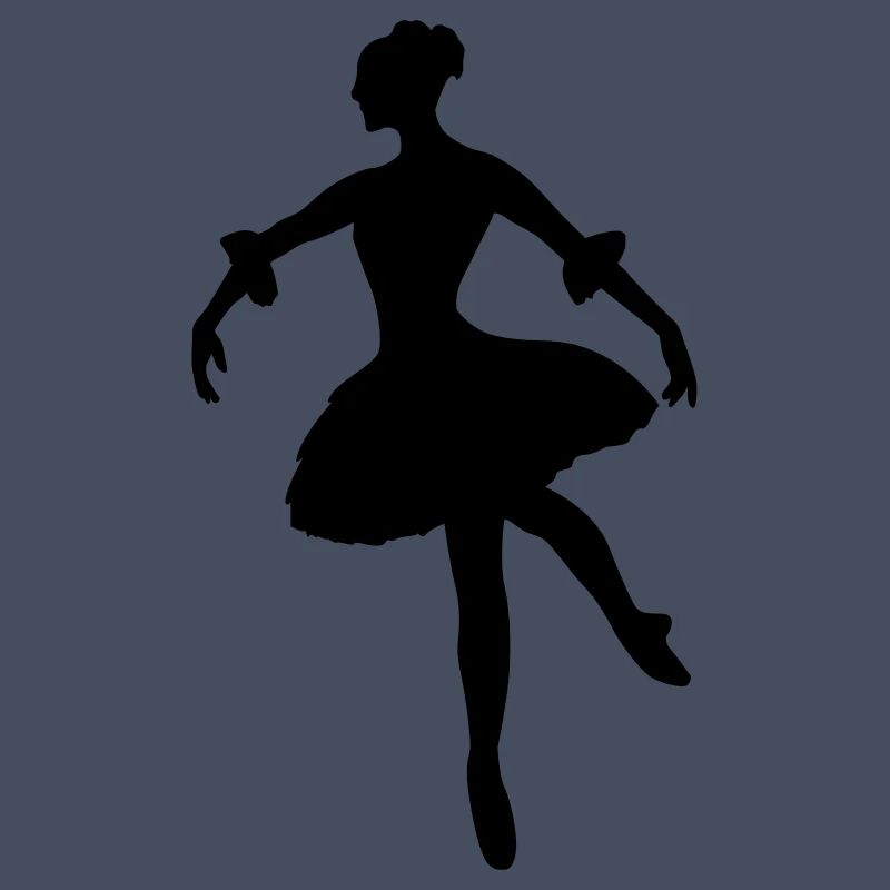 Vector Ballet dancer Silhouette