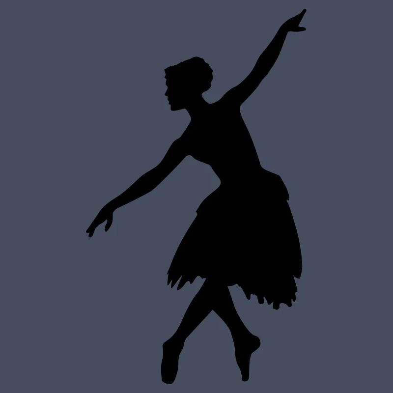 Vector Ballet dancer Silhouette