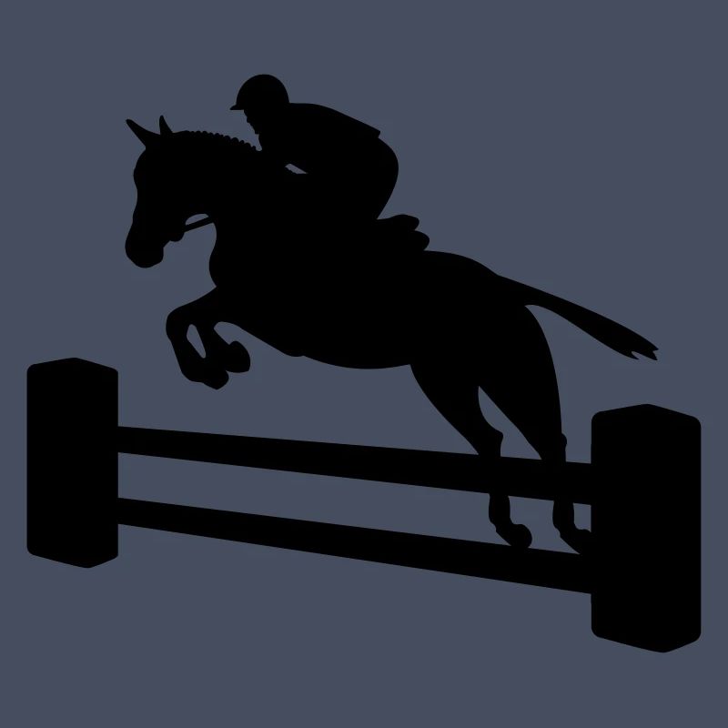 Springreiter einfarbig