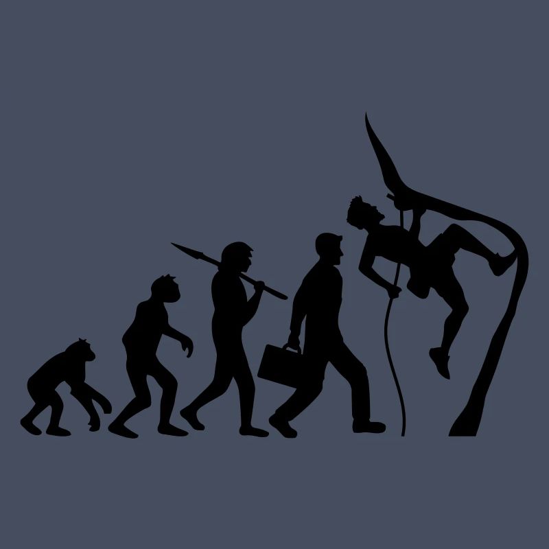 Klettern seil bergsteiger evolution