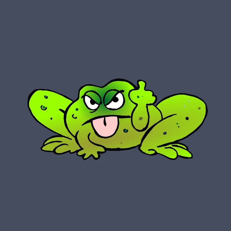 Toad pulls the tongue