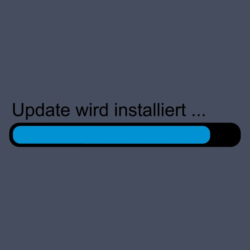 Update wird installiert ... Ladebalken